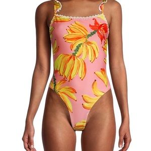 Farm Rio Banana Taste One Piece Swimsuit